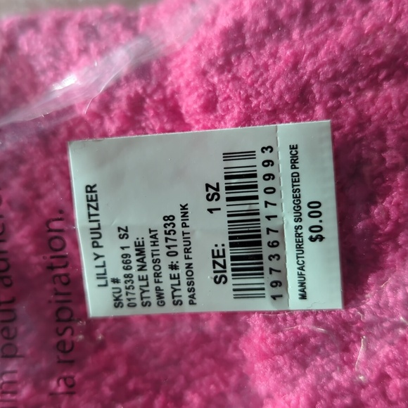 NWT Lilly Pulitzer GWP Frosti Hat - Picture 4 of 5